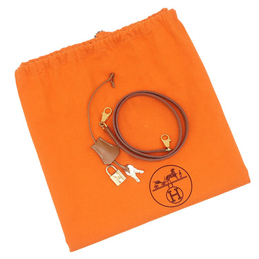 エルメス HERMES ケリー35 外縫い ゴールド クシュベル 2WAYバッグ ゴールド金具 茶 ハンドバッグ ショルダー