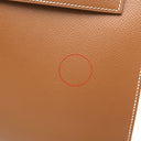 エルメス HERMES ケリー35 外縫い ゴールド クシュベル 2WAYバッグ ゴールド金具 茶 ハンドバッグ ショルダー