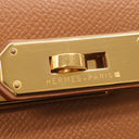 エルメス HERMES ケリー35 外縫い ゴールド クシュベル 2WAYバッグ ゴールド金具 茶 ハンドバッグ ショルダー