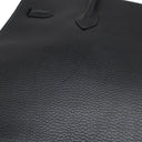 エルメス HERMES バーキン35 ブラック アルデンヌ ハンドバッグ ゴールド金具 黒