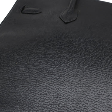 エルメス HERMES バーキン35 ブラック アルデンヌ ハンドバッグ ゴールド金具 黒