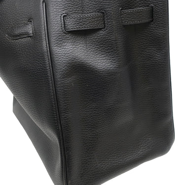 エルメス HERMES バーキン35 ブラック アルデンヌ ハンドバッグ ゴールド金具 黒