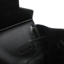 エルメス HERMES バーキン35 ブラック アルデンヌ ハンドバッグ ゴールド金具 黒