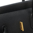 エルメス HERMES バーキン35 ブラック アルデンヌ ハンドバッグ ゴールド金具 黒