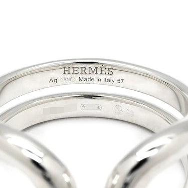 エルメス HERMES リマ PM H104834B シルバー シルバー925 #57(JP17) リング 指輪 Lima SV925 AG925 17号