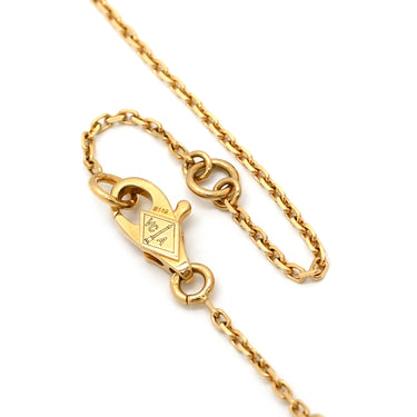 ヴァンクリーフアーペル Van Cleef & Arpels スウィート パピヨン ペンダント VCARF69300 パールホワイト×イエローゴールド K18YG マザーオブパール ネックレス 白 VCA 750 YG 18K シェル