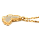 ヴァンクリーフアーペル Van Cleef & Arpels スウィート パピヨン ペンダント VCARF69300 パールホワイト×イエローゴールド K18YG マザーオブパール ネックレス K18 18K YG マザーオブパール 蝶 蝶々