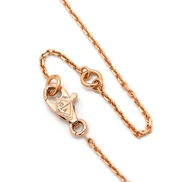 ヴァンクリーフアーペル Van Cleef & Arpels スウィート ハート ペンダント VCARN59N00 レッド×ピンクゴールド K18PG カーネリアン ネックレス K18 18K PG RG カーネリアン 紅玉髄