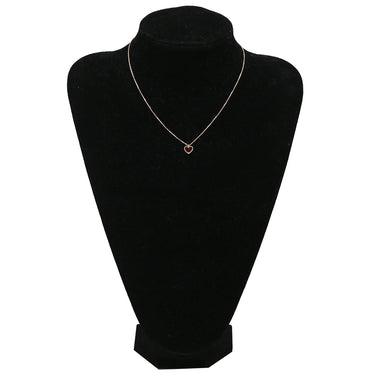 ヴァンクリーフアーペル Van Cleef & Arpels スウィート ハート ペンダント VCARN59N00 レッド×ピンクゴールド K18PG カーネリアン ネックレス K18 18K PG RG カーネリアン 紅玉髄