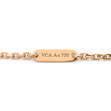 ヴァンクリーフアーペル Van Cleef & Arpels コスモス クリップ ネックレス ミディアム パールホワイト×ピンクゴールド K18PG ダイヤモンド マザーオブパール ネックレス 18K PG RG ダイヤモンド パール ブローチ