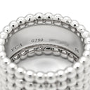 ヴァンクリーフアーペル Van Cleef & Arpels ペルレ ゴールド パール 5連 ホワイトゴールド K18WG #58(JP18) リング 指輪 750 WG 18K 18金 18号