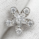 ヴァンクリーフアーペル Van Cleef & Arpels ソクラテス 1フラワー ダイヤ VCARG44100 ホワイトゴールド K18WG ダイヤモンド ピアス VCA Au750 18K 18金