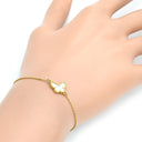 ヴァンクリーフアーペル Van Cleef & Arpels スウィート パピヨン VCARF69000 ホワイト×イエローゴールド K18YG マザーオブパール ブレスレット VCA 白 Au750 18K