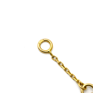 ヴァンクリーフアーペル Van Cleef & Arpels スウィート パピヨン VCARF69000 ホワイト×イエローゴールド K18YG マザーオブパール ブレスレット VCA 白 Au750 18K