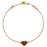 ヴァンクリーフアーペル Van Cleef & Arpels スウィート ハート ブレスレット VCARN59L00 レッド×ローズゴールド K18RG カーネリアン ブレスレット 18K 18金 RG PG カーネリアン 紅玉髄