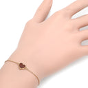 ヴァンクリーフアーペル Van Cleef & Arpels スウィート ハート ブレスレット VCARN59L00 レッド×ローズゴールド K18RG カーネリアン ブレスレット 18K 18金 RG PG カーネリアン 紅玉髄