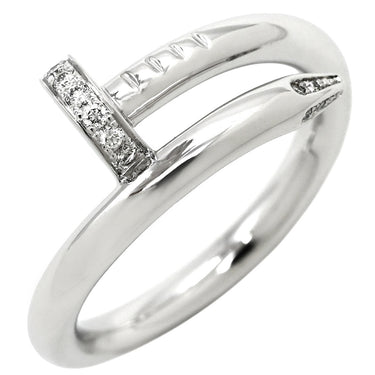 カルティエ Cartier ジュストアンクル ダイヤ B4092700 ホワイトゴールド K18WG ダイヤモンド #56(JP16) リング 指輪 クラシックモデル 750WG 16号