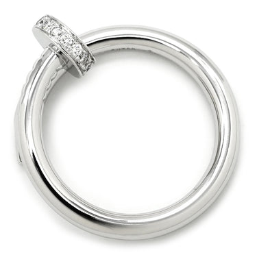 カルティエ Cartier ジュストアンクル ダイヤ B4092700 ホワイトゴールド K18WG ダイヤモンド #56(JP16) リング 指輪 クラシックモデル 750WG 16号