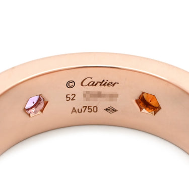 カルティエ Cartier ラブリング マルチカラーストーン B4087800 ピンクゴールドXマルチカラー K18PG マルチストーン #52(JP12) リング 指輪 750 RG 18K 18金 12号