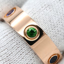 カルティエ Cartier ラブリング マルチカラーストーン B4087800 ピンクゴールドXマルチカラー K18PG マルチストーン #52(JP12) リング 指輪 750 RG 18K 18金 12号