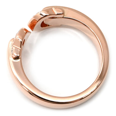 カルティエ Cartier 2C ブークルセ ダイヤ ピンクゴールド K18PG ダイヤモンド #51(JP11) リング 指輪 ドゥーブルC C2 750 18K PG 11号