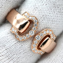 カルティエ Cartier 2C ブークルセ ダイヤ ピンクゴールド K18PG ダイヤモンド #51(JP11) リング 指輪 ドゥーブルC C2 750 18K PG 11号