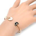 カルティエ Cartier アミュレット ホワイト×ブラック×ピンクゴールド K18PG オニキス マザーオブパール ダイヤモンド #16 ブレスレット 黒 白 オニキス シェル 750 18金 2Pダイヤ