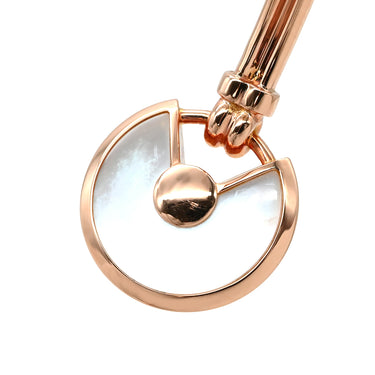 カルティエ Cartier アミュレット ホワイト×ブラック×ピンクゴールド K18PG オニキス マザーオブパール ダイヤモンド #16 ブレスレット 黒 白 オニキス シェル 750 18金 2Pダイヤ
