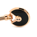 カルティエ Cartier アミュレット ホワイト×ブラック×ピンクゴールド K18PG オニキス マザーオブパール ダイヤモンド #16 ブレスレット 黒 白 オニキス シェル 750 18金 2Pダイヤ