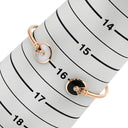 カルティエ Cartier アミュレット ホワイト×ブラック×ピンクゴールド K18PG オニキス マザーオブパール ダイヤモンド #16 ブレスレット 黒 白 オニキス シェル 750 18金 2Pダイヤ