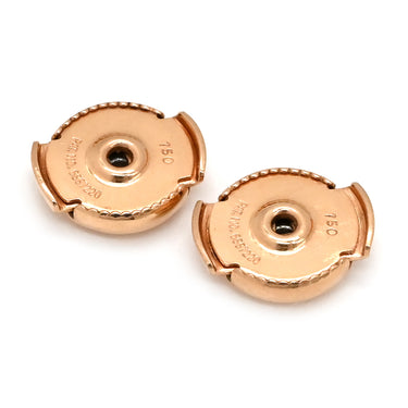 エルメス HERMES エクスリブリス フープ 1Pダイヤ ローズゴールド K18PG ピアス ピンクゴールド 18K AU750 スイング サークル