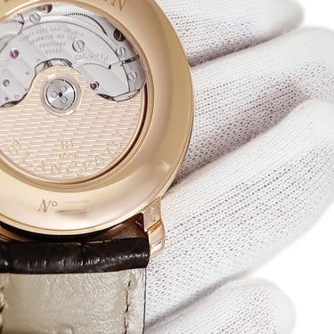 腕時計 ブランパン BLANCPAIN ヴィルレ グランドデイト 6669-3642-55B 自動巻き メンズ OH済 K18RG無垢 シルバー ローマン