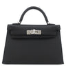 エルメス HERMES ミニケリードゥ 外縫い ブラック ヴォーエプソン 2WAYバッグ シルバー金具 新品 未使用 黒 ショルダー 2025年製