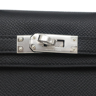 エルメス HERMES ミニケリードゥ 外縫い ブラック ヴォーエプソン 2WAYバッグ シルバー金具 新品 未使用 黒 ショルダー 2025年製