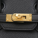 エルメス HERMES バーキン25 ブラック トゴ ハンドバッグ ゴールド金具 新品 未使用 黒 2025年製