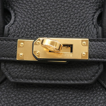 エルメス HERMES バーキン25 ブラック トゴ ハンドバッグ ゴールド金具 新品 未使用 黒 2025年製