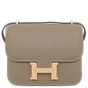 エルメス HERMES コンスタンス3 ミニ ミロワール エトゥープ ヴォーエプソン ショルダーバッグ ローズゴールド金具 新品 未使用 2025年製