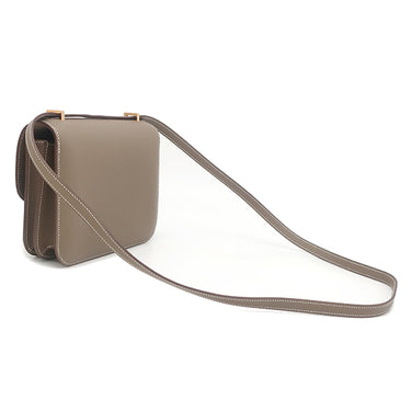 エルメス HERMES コンスタンス3 ミニ ミロワール エトゥープ ヴォーエプソン ショルダーバッグ ローズゴールド金具 新品 未使用 2025年製