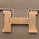 エルメス HERMES コンスタンス3 ミニ ミロワール エトゥープ ヴォーエプソン ショルダーバッグ ローズゴールド金具 新品 未使用 2025年製
