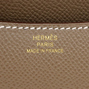 エルメス HERMES コンスタンス3 ミニ ミロワール エトゥープ ヴォーエプソン ショルダーバッグ ローズゴールド金具 新品 未使用 2025年製