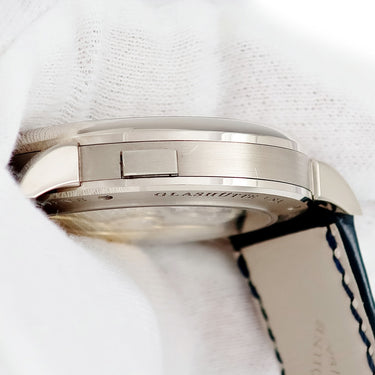 腕時計 ランゲ&ゾーネ LANGE&SOHNE サクソニア ムーンフェイズ LSLS3843AJ/384.026 自動巻き メンズ K18WG無垢 アウトサイズデイト