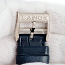 腕時計 ランゲ&ゾーネ LANGE&SOHNE サクソニア ムーンフェイズ LSLS3843AJ/384.026 自動巻き メンズ K18WG無垢 アウトサイズデイト