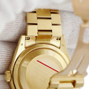 腕時計 ロレックス ROLEX デイデイト 36 118238LR P番 自動巻き メンズ P番 K18YG無垢 純正ダイヤ&ルビー フルーテッドベゼル