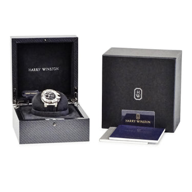 腕時計 ハリーウィンストン Harry Winston オーシャン スポーツ クロノグラフ OCSACH44ZZ002 自動巻き メンズ スケルトン ザリウム デイト