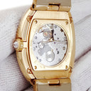 腕時計 カルティエ Cartier ベニュワール LM WB520022 手巻き レディース K18YG無垢 純正ダイヤ 青針 ギョウシェ ローマン