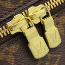 ルイヴィトン Louis Vuitton ニース ナノ M44936 モノグラム モノグラムキャンバス ポーチ ゴールド金具 茶 バニティ メイクポーチ 化粧ポーチ