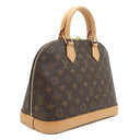 ルイヴィトン LOUIS VUITTON アルマ PM M53151 モノグラム モノグラムキャンバス ハンドバッグ ゴールド金具 茶