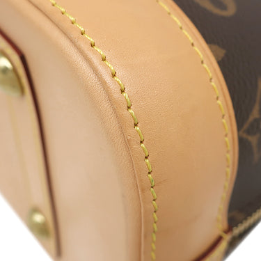 ルイヴィトン LOUIS VUITTON アルマ PM M53151 モノグラム モノグラムキャンバス ハンドバッグ ゴールド金具 茶