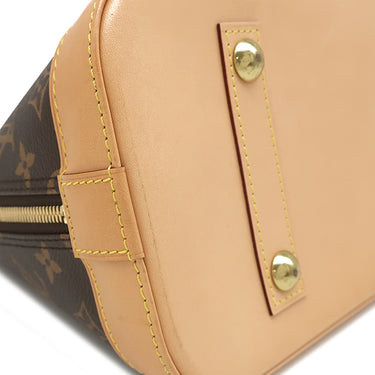 ルイヴィトン LOUIS VUITTON アルマ PM M53151 モノグラム モノグラムキャンバス ハンドバッグ ゴールド金具 茶