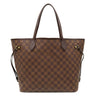 ルイヴィトン LOUIS VUITTON ネヴァーフル MM N51105 エベヌ×スリーズ ダミエキャンバス トートバッグ ゴールド金具 茶 赤 ショルダーバッグ 肩掛け